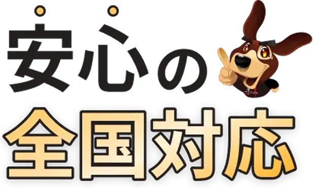 安心の全国対応