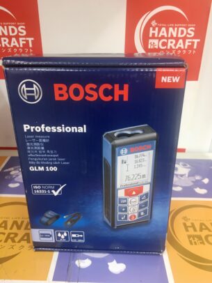 BOSCH ボッシュ GLM100 レーザー距離計 未使用品 お買取りさせて頂きました！【ハンズクラフト福岡インター店】