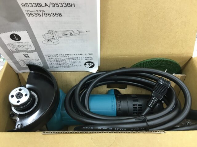 マキタ 9533B ディスクグラインダ お買取しました 【ハンズクラフト 