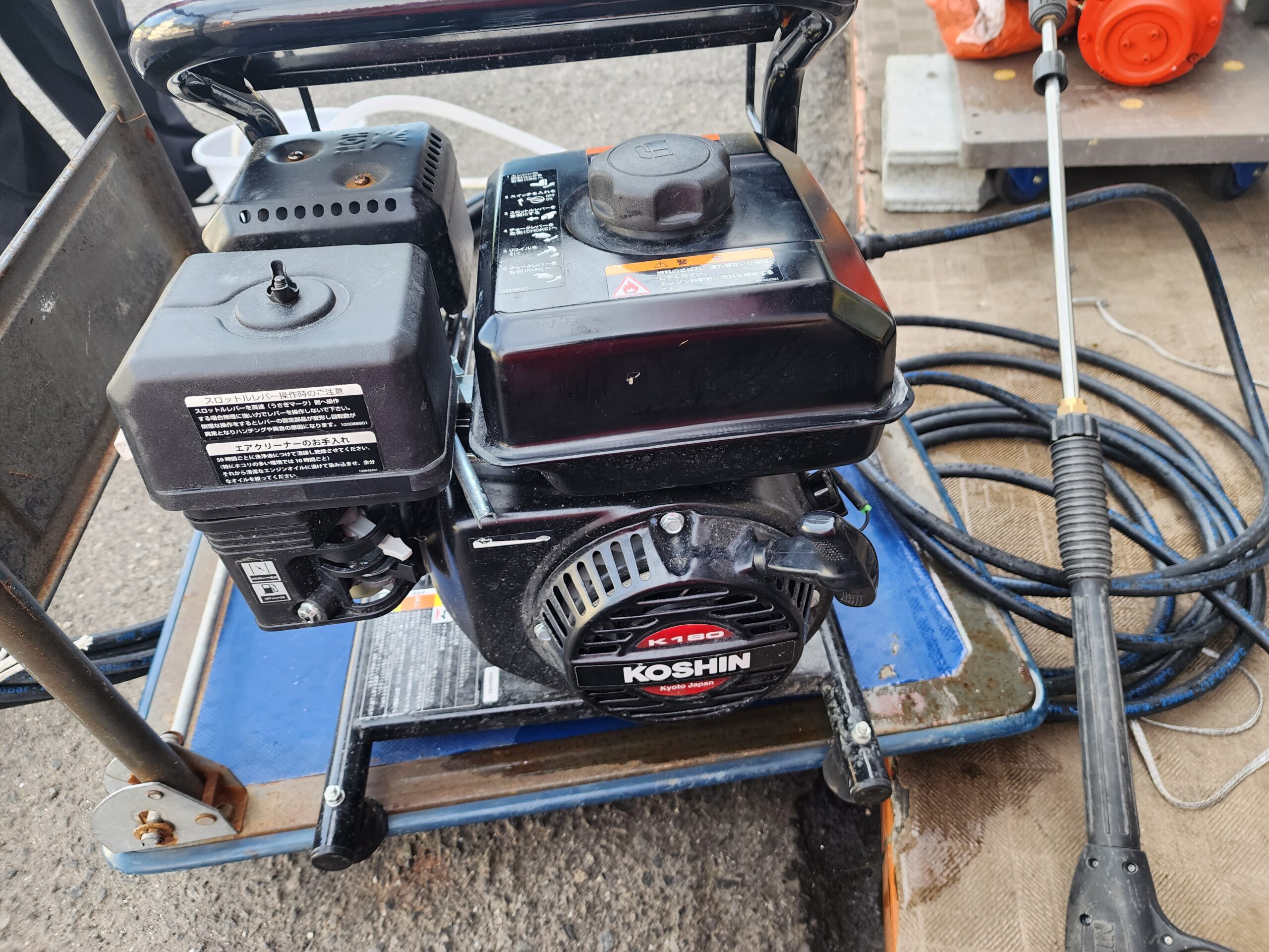 中古品】工進 エンジン式高圧洗浄機 お買取り致しました！【ハンズ