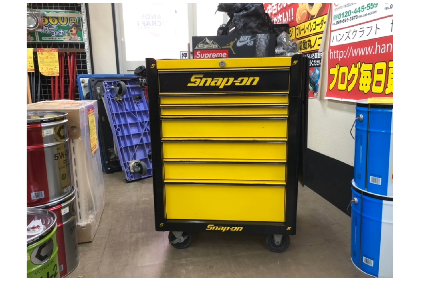中古品】スナップオン ロールキャブ お買取り致しました