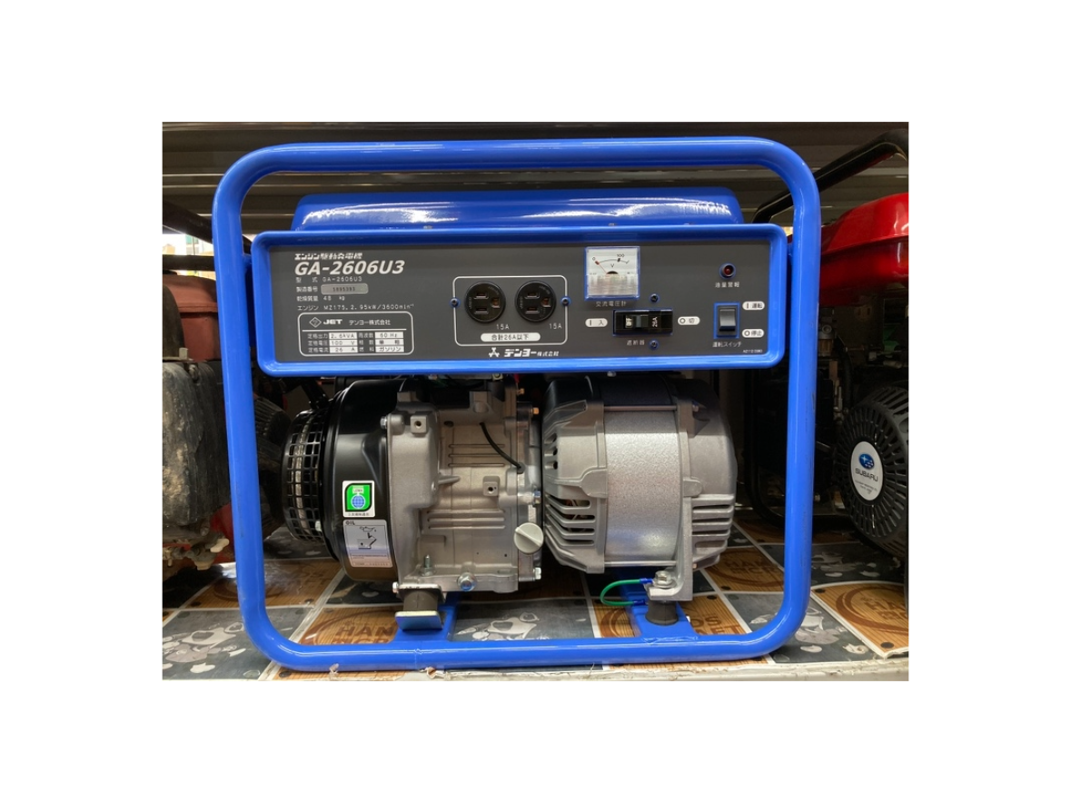 中古美品】デンヨー ガソリンエンジン発電機 お買取り致しました