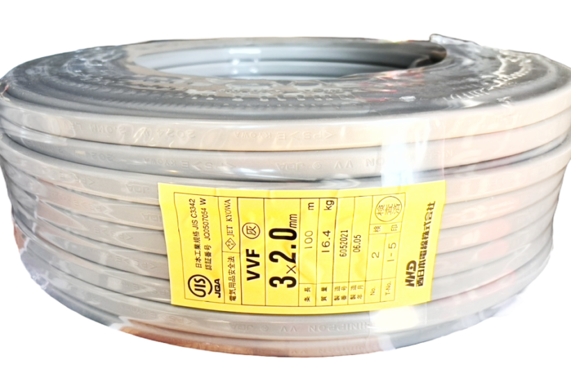 弥栄 VVF 3×2.0 100m 質量16.5kg 未使用品 【ハンズクラフト沖縄豊見城店】 弥栄 VVF 3×2.0 100m 質量16.5kg 未使用品 【ハンズクラフト沖縄豊見城店】