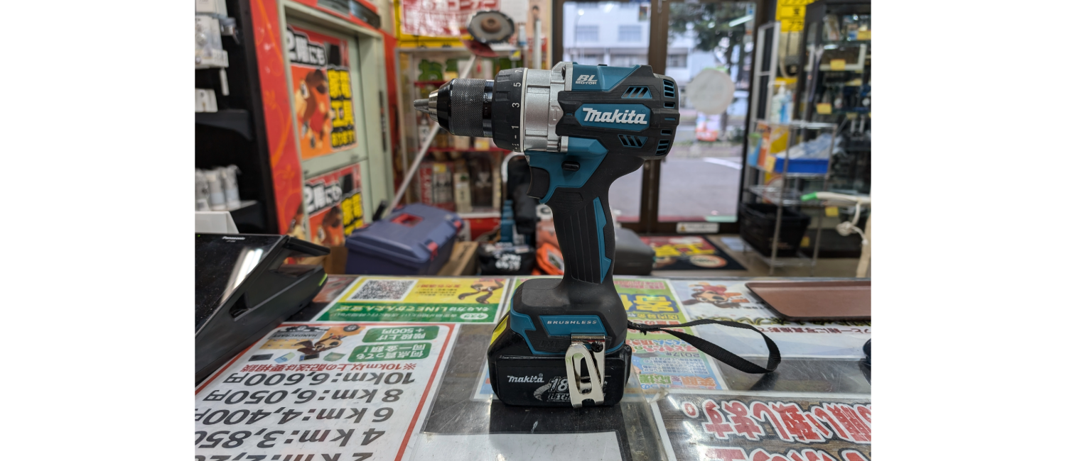 中古品】マキタ 振動ドライバドリル バッテリー、充電器セット お