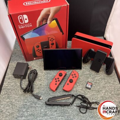 【中古品】任天堂スイッチ　有機EL マリオレッドお買取り致しました！【ハンズクラフト小倉北店】