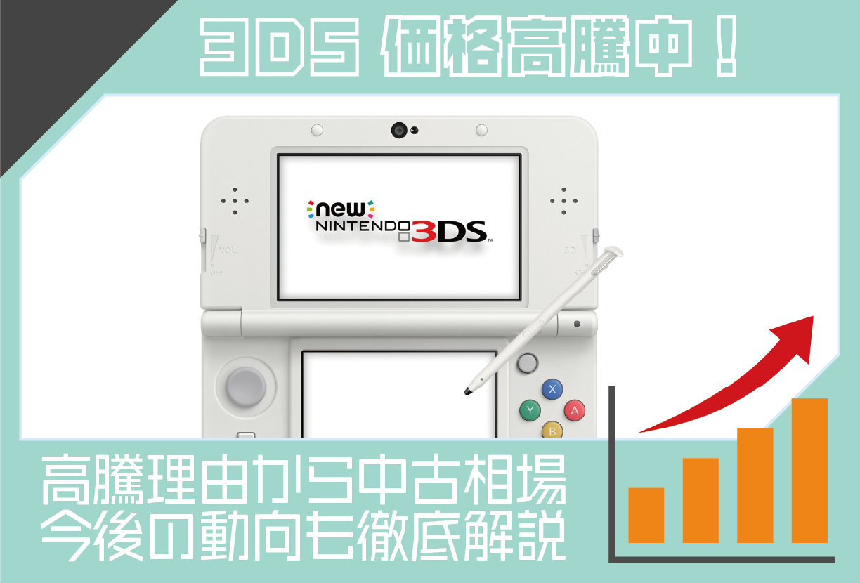3DS価格高騰中！高騰理由から中古相場、今後の動向まで徹底解説 